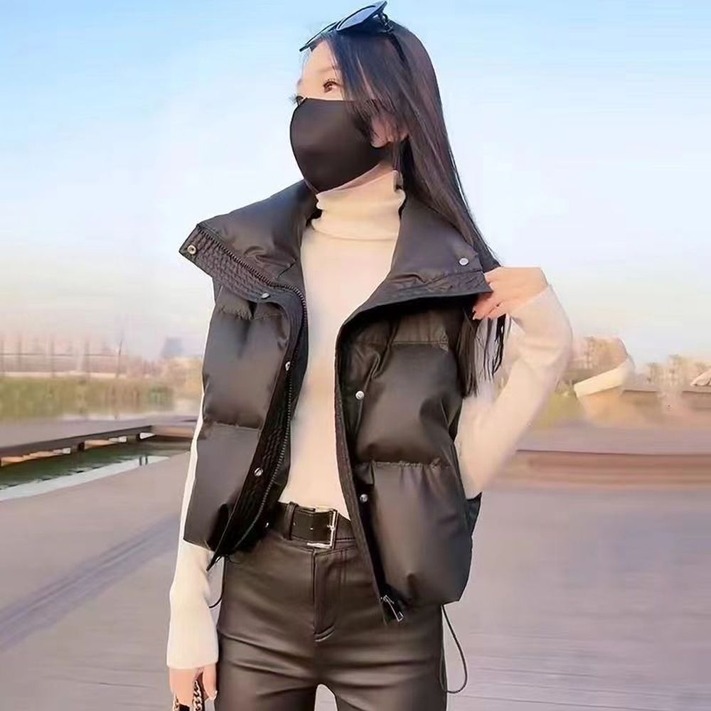 Women's Cotton Vest Short Fashionable Thickened Coat