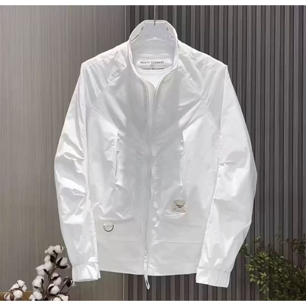 Men's Stand-up Collar Jacket Stylish and All-match Workwear Coat